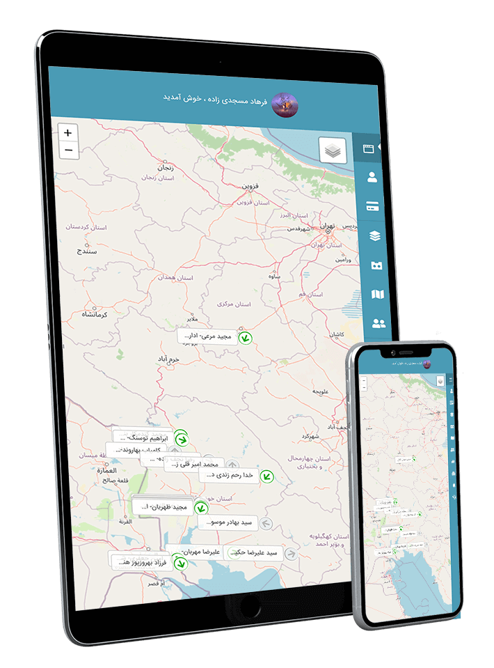 سامانه ردیابی مدیریت ناوگان جی پی اس لاین